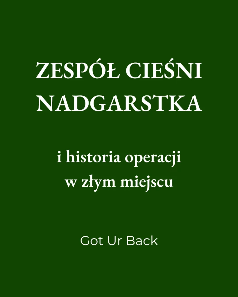 zespół cieśni nadgarstka operacja fizjoterapia katowice centrum