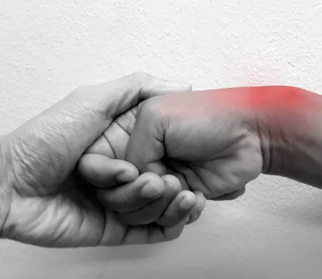 zespół de quervain fizjoterapia katowice