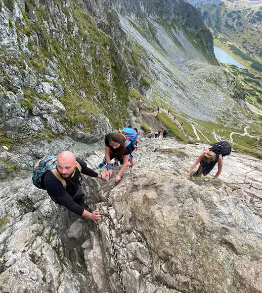 dyskopatia a sport - wyjście w góry